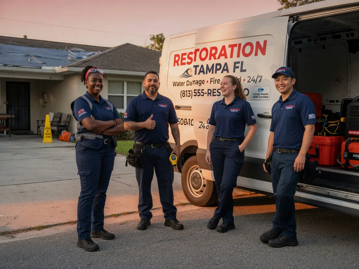 Water Damage Restoration company in West Mansfield, OH